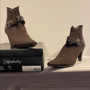 Relativity Chocolate Heeled Boots